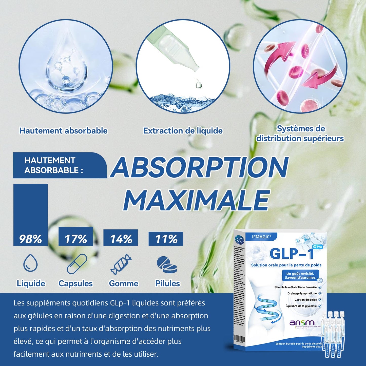 𝐈𝐅𝐌𝐀𝐆𝐈𝐂® 𝐆𝐋𝐏-𝟏 𝐏𝐫𝐨 𝐒𝐨𝐥𝐮𝐭𝐢𝐨𝐧 𝐨𝐫𝐚𝐥𝐞 𝐩𝐨𝐮𝐫 𝐥𝐚 𝐩𝐞𝐫𝐭𝐞 𝐝𝐞 𝐩𝐨𝐢𝐝𝐬 Une dose par jour — voyez les résultats en 7 jours💐💖