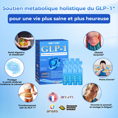 【Boutique officielle 】𝐒𝐓𝐃𝐄𝐈® 𝐆𝐋𝐏-𝟏 𝐌𝐢𝐧𝐜𝐞𝐮𝐫 𝐬𝐚𝐧𝐭é 𝐀𝐦𝐩𝐨𝐮𝐥𝐞 𝐒𝐨𝐥𝐮𝐭𝐢𝐨𝐧 𝐛𝐮𝐯𝐚𝐛𝐥𝐞 - 👨‍⚕️ Obésité, maladies cardiovasculaires, diabète, apnée du sommeil